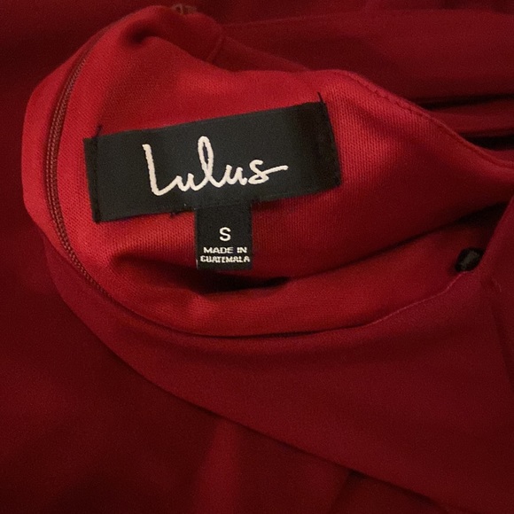 LULUS: RED MINI DRESS - Picture 4 of 4